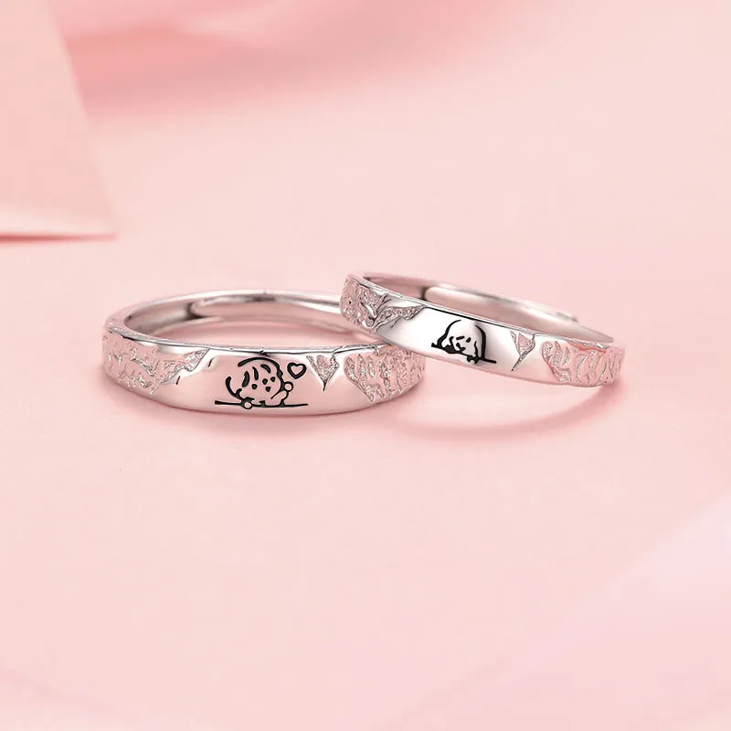 DAWO 999 Fine Silver Rings Unisex-1