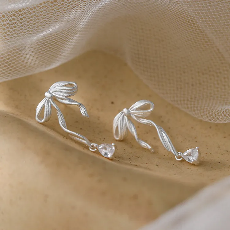 DAWO 925 Sterling Silver Earrings Women's-3