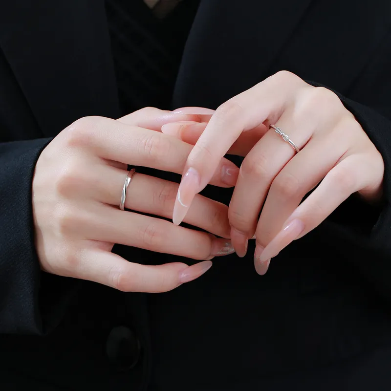 DAWO S999 Fine Silver Rings Unisex-4