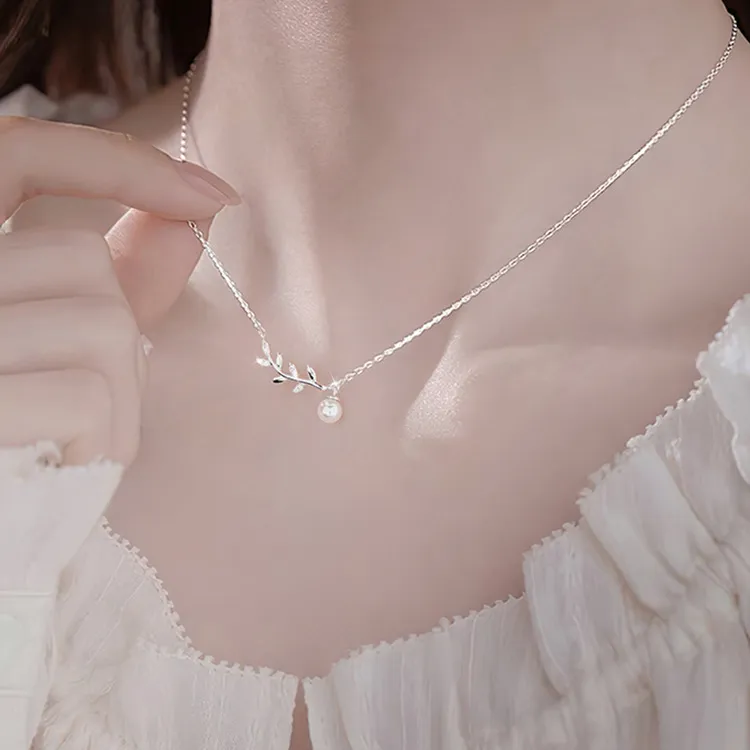 DAWO 999 Fine Silver Necklaces Women's-2