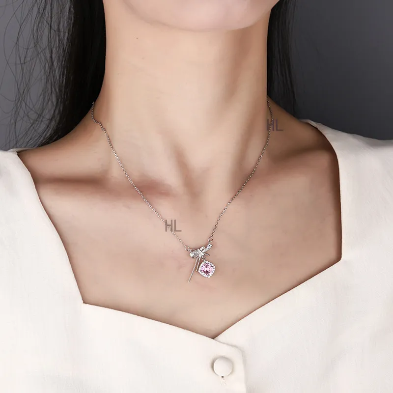 DAWO S925 Silver Necklaces Women's-2