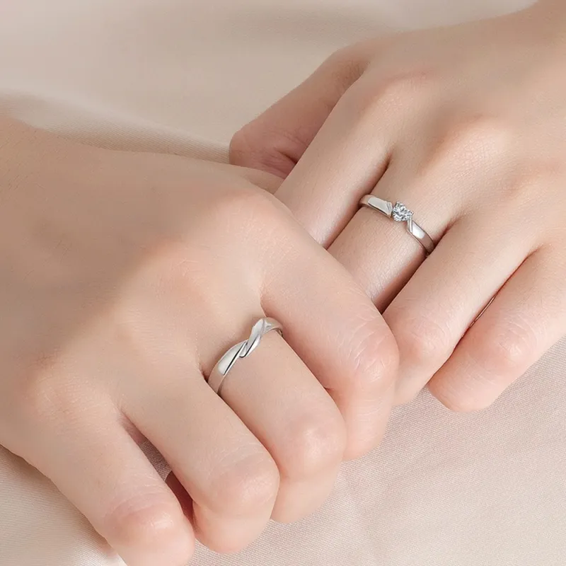 DAWO S999 Fine Silver Rings Unisex-2