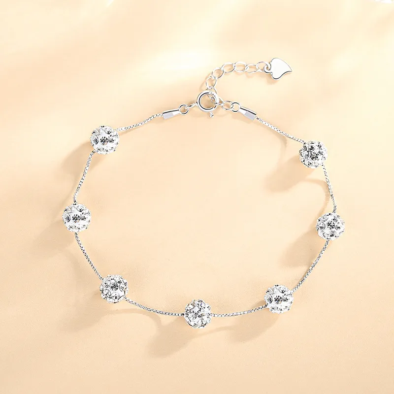 DAWO 925 Sterling Silver Bracelets Women's-2