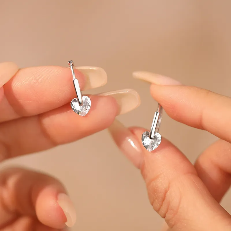 DAWO S925 Silver Earrings Women's-1