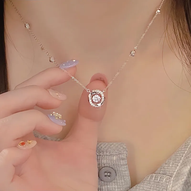 DAWO S999 Fine Silver Necklaces Women's-4