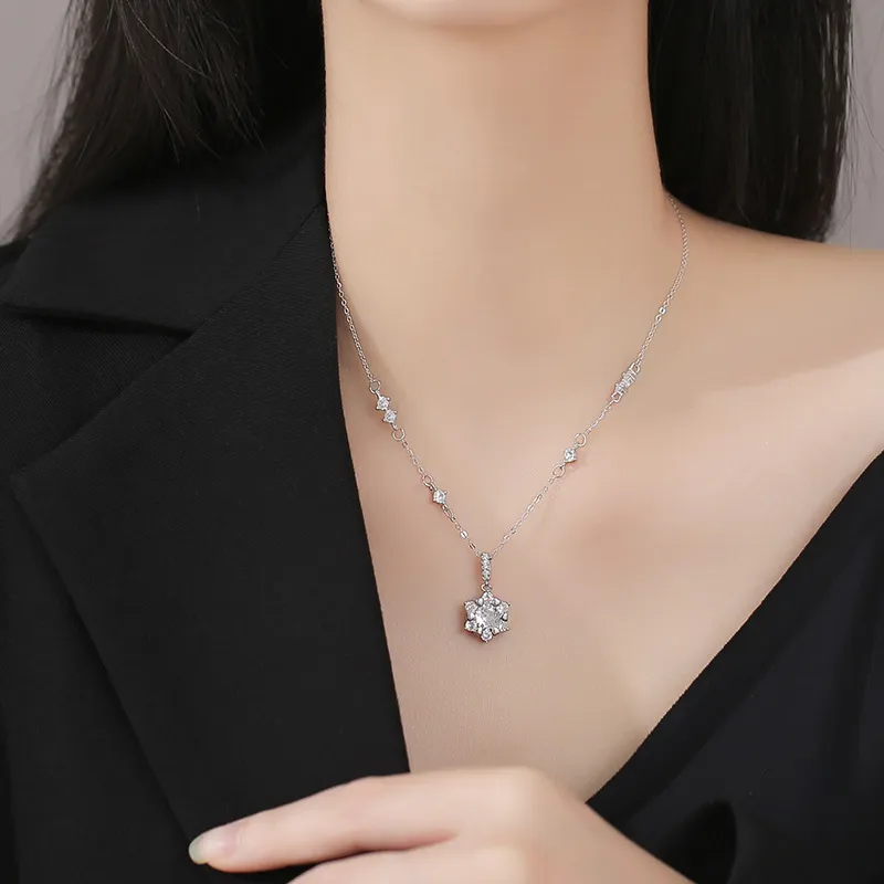 DAWO 999 Fine Silver Necklaces Women's-4