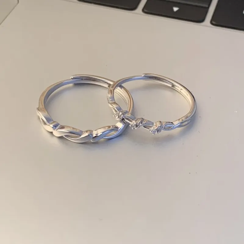 DAWO 999 Fine Silver Rings Unisex-1