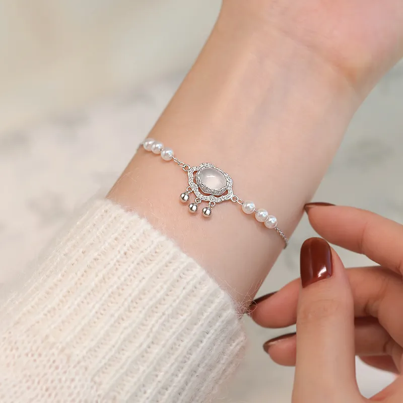 DAWO 925 Sterling Silver Bracelets Women's-3