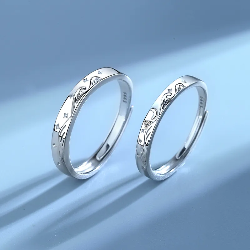 DAWO 999 Fine Silver Rings Unisex-2