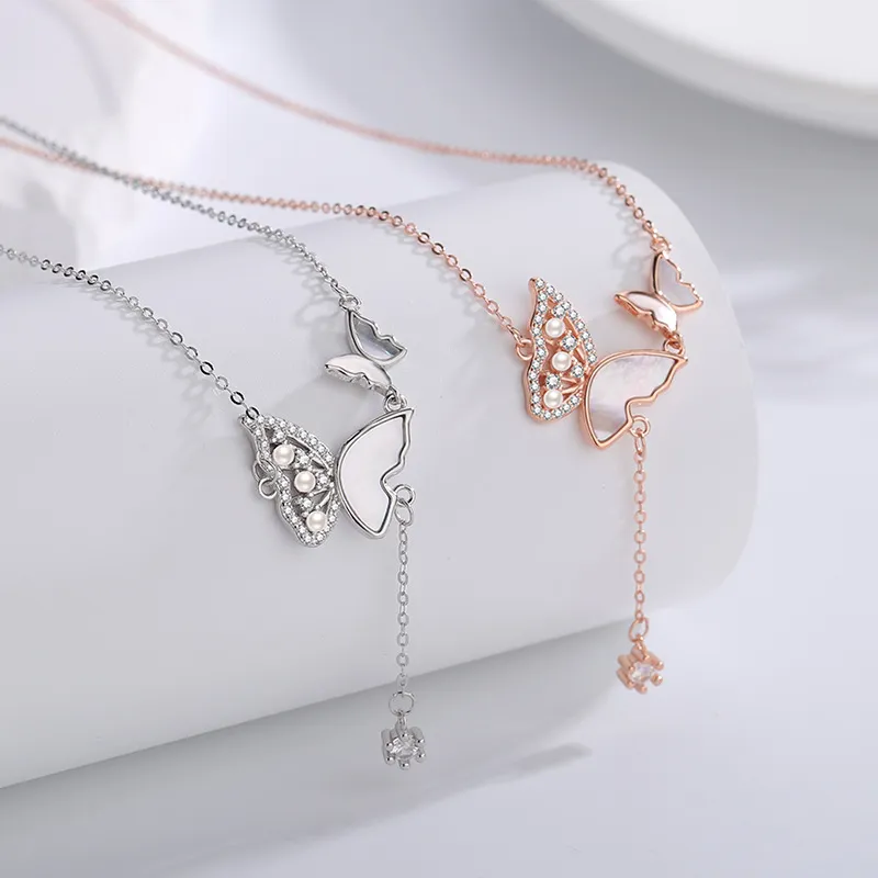 DAWO 999 Fine Silver Necklaces Women's-2