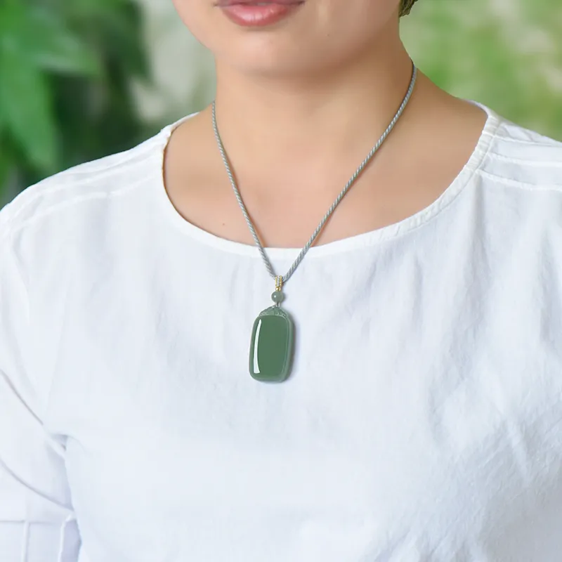KUNYUYAO Pendants White Jade/Pale Greenish White Jade Unisex-45