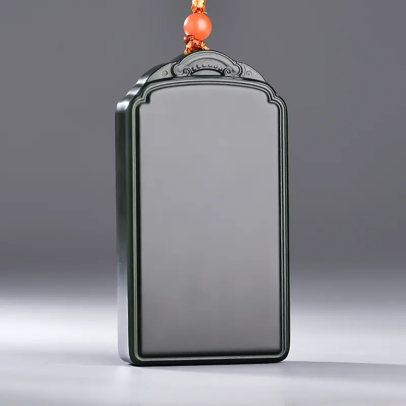 KUNYUYAO Hetian Jade Pendants Green Jade Unisex-3