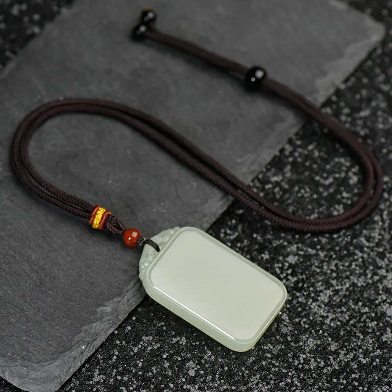 KUNYUYAO Pendants White Jade/Pale Greenish White Jade Unisex-19