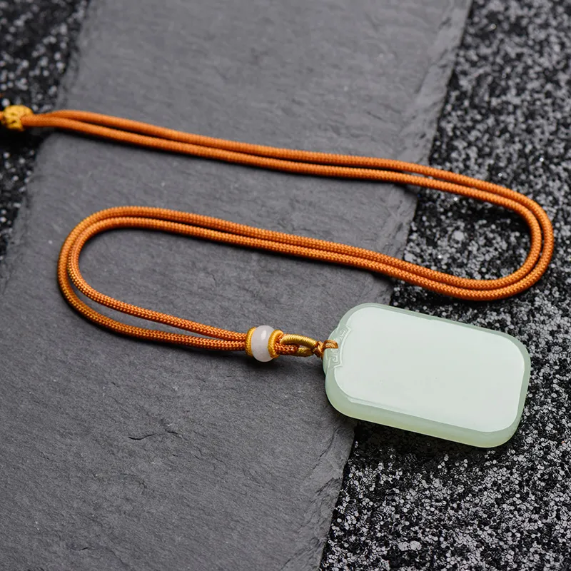 KUNYUYAO Pendants White Jade/Pale Greenish White Jade Unisex-6