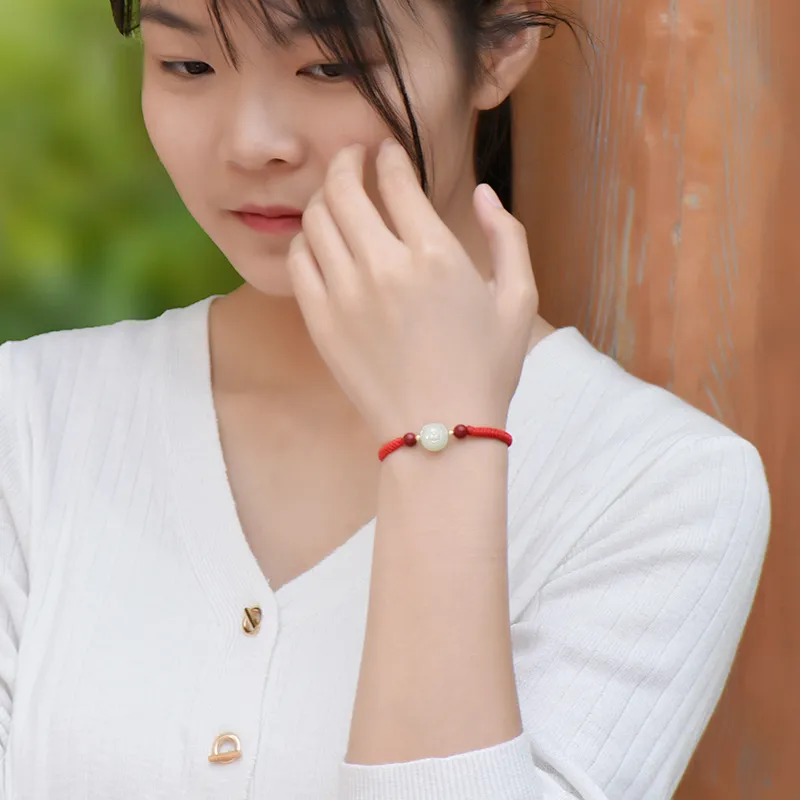 KUNYUYAO Bracelets White Jade Unisex-7