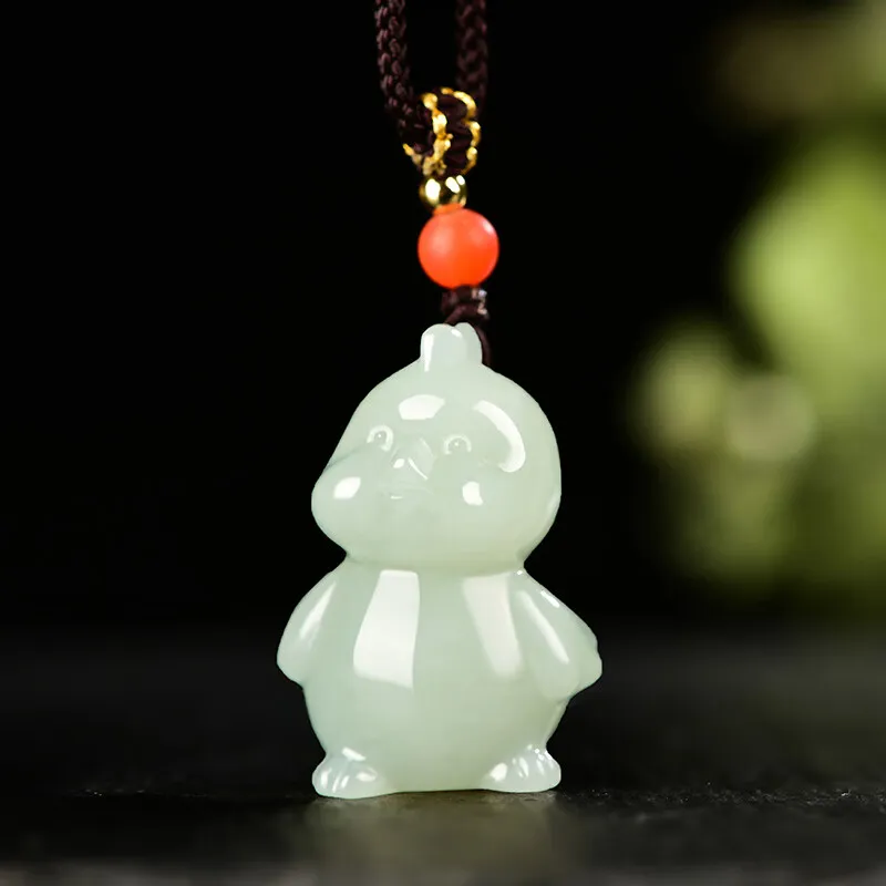 KUNYUYAO Hetian Jade Pendants White Jade Unisex-2