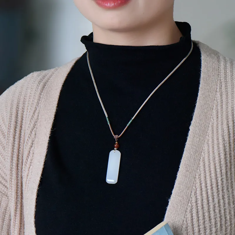 KUNYUYAO Pendants White Jade Unisex-17