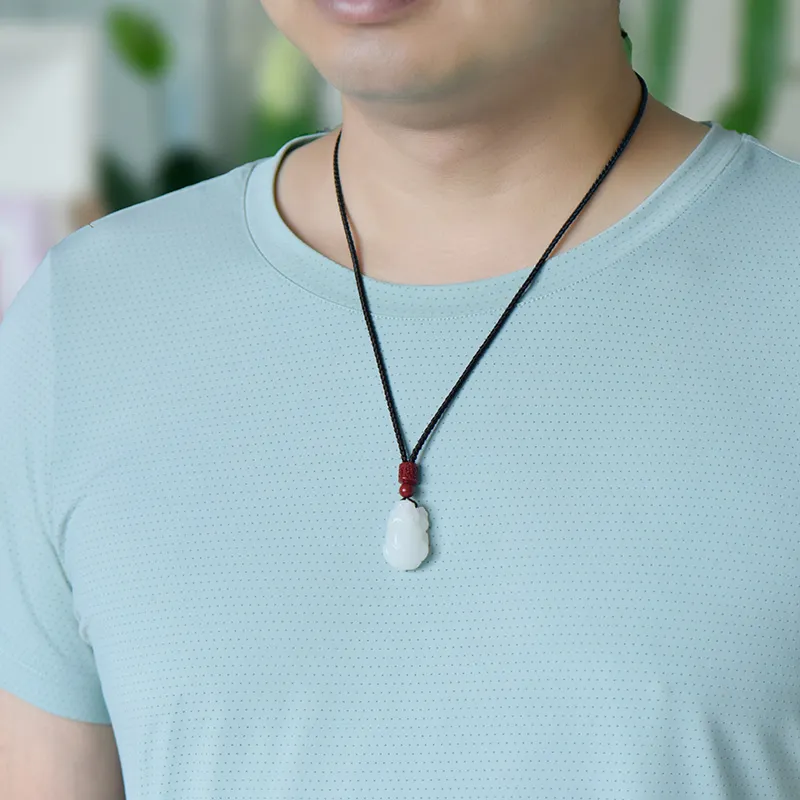 KUNYUYAO Pendants White Jade Unisex-17