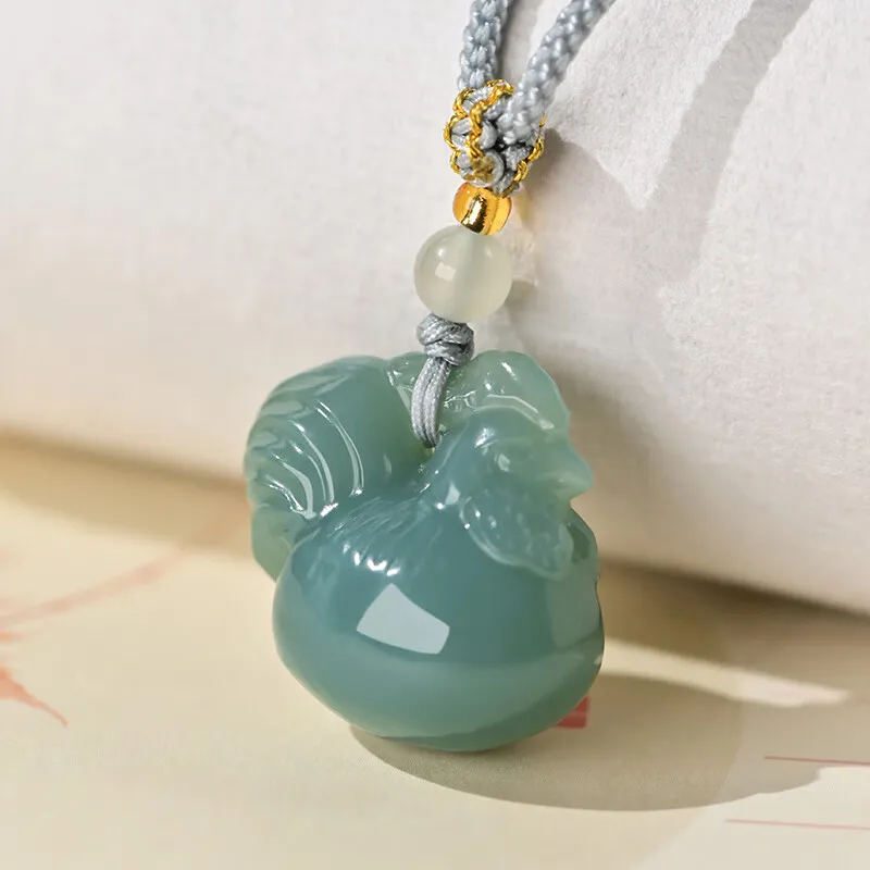 KUNYUYAO Hetian Jade Pendants White Jade Unisex-24