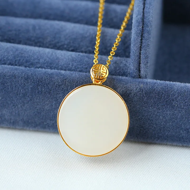 KUNYUYAO Pendants White Jade Unisex-3