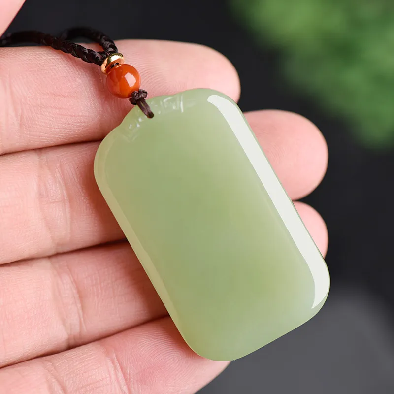 KUNYUYAO Pendants White Jade/Pale Greenish White Jade Unisex-3