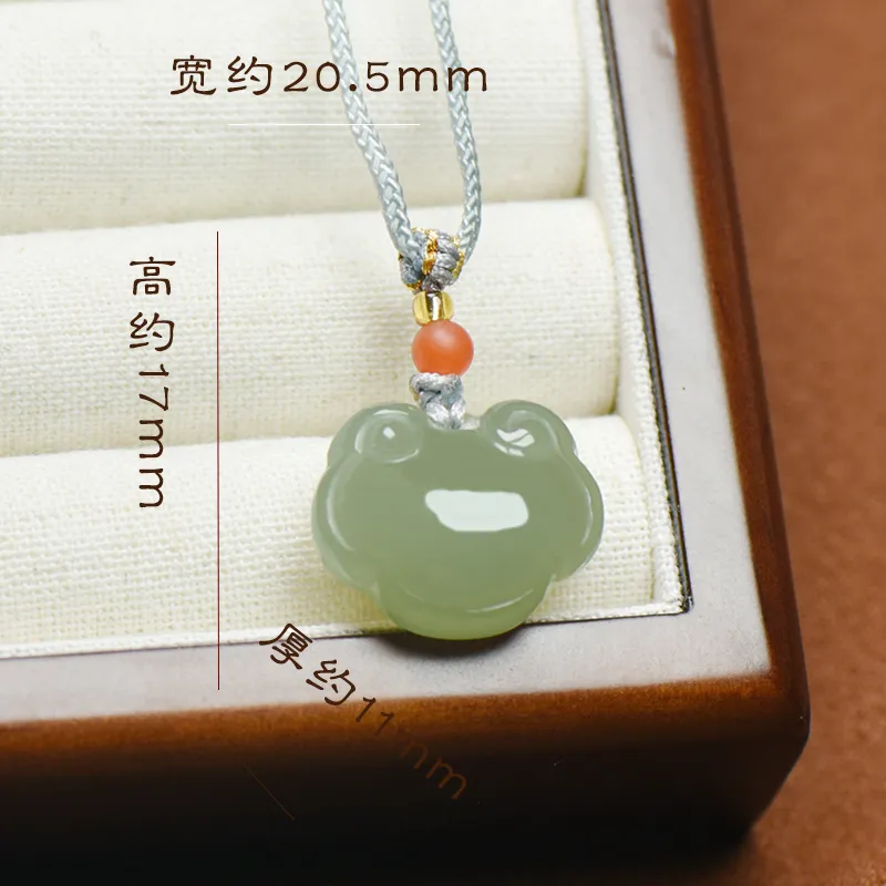 KUNYUYAO Hetian Jade Pendants White Jade Unisex-22