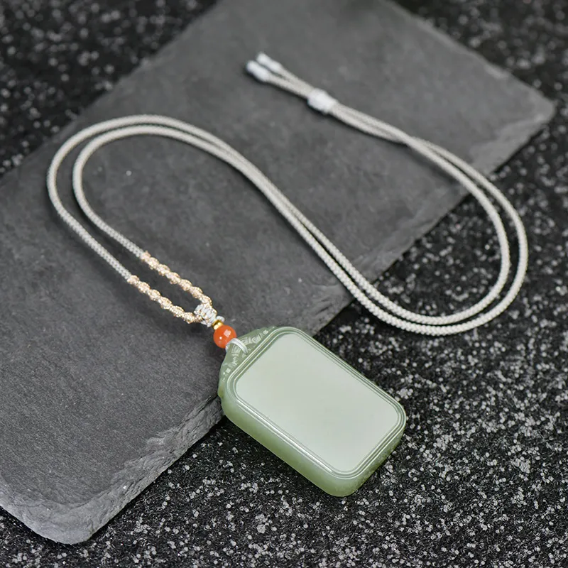 KUNYUYAO Pendants White Jade/Pale Greenish White Jade Unisex-23