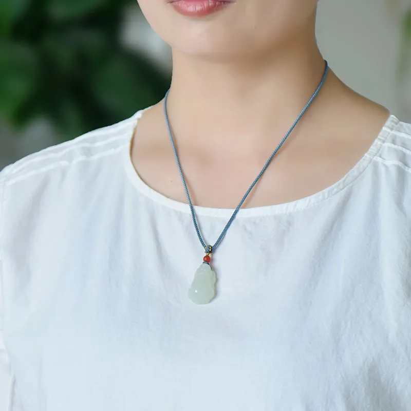 KUNYUYAO Pendants White Jade Unisex-4