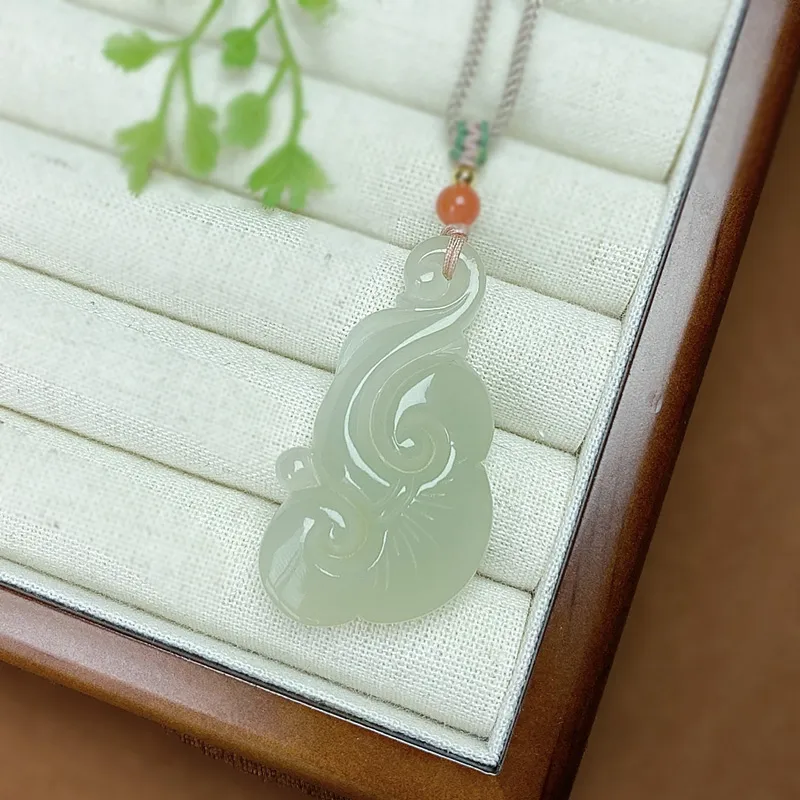 KUNYUYAO Hetian Jade Pendants White Jade Unisex-2