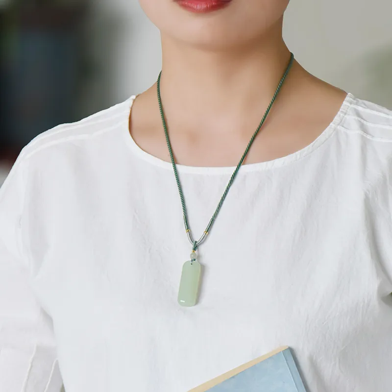 KUNYUYAO Pendants White Jade Unisex-5
