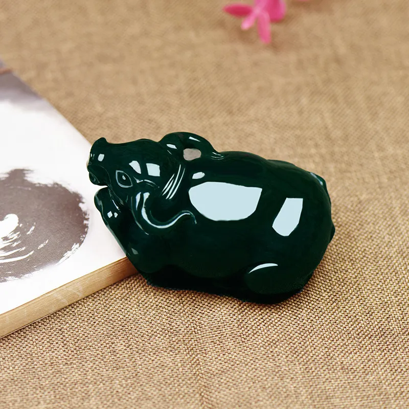 KUNYUYAO Pendants Green Jade Unisex-5