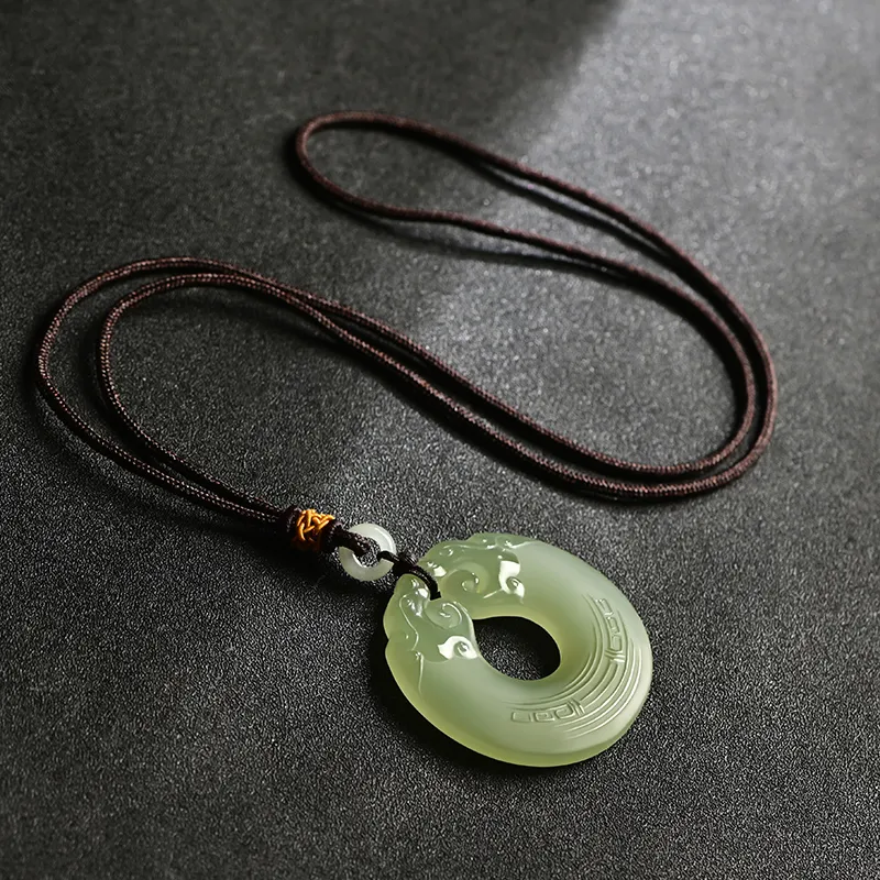 KUNYUYAO Pendants Pale Greenish White Jade Unisex-10