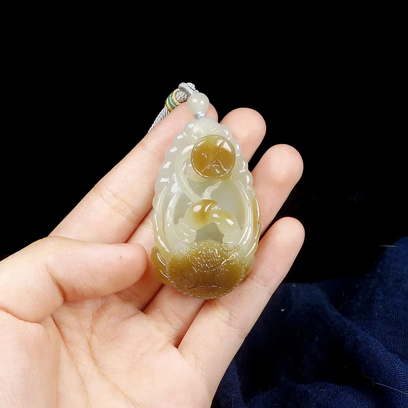 KUNYUYAO Pendants Sugar Jade Unisex-4