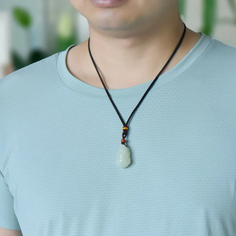 KUNYUYAO Pendants White Jade Unisex-11