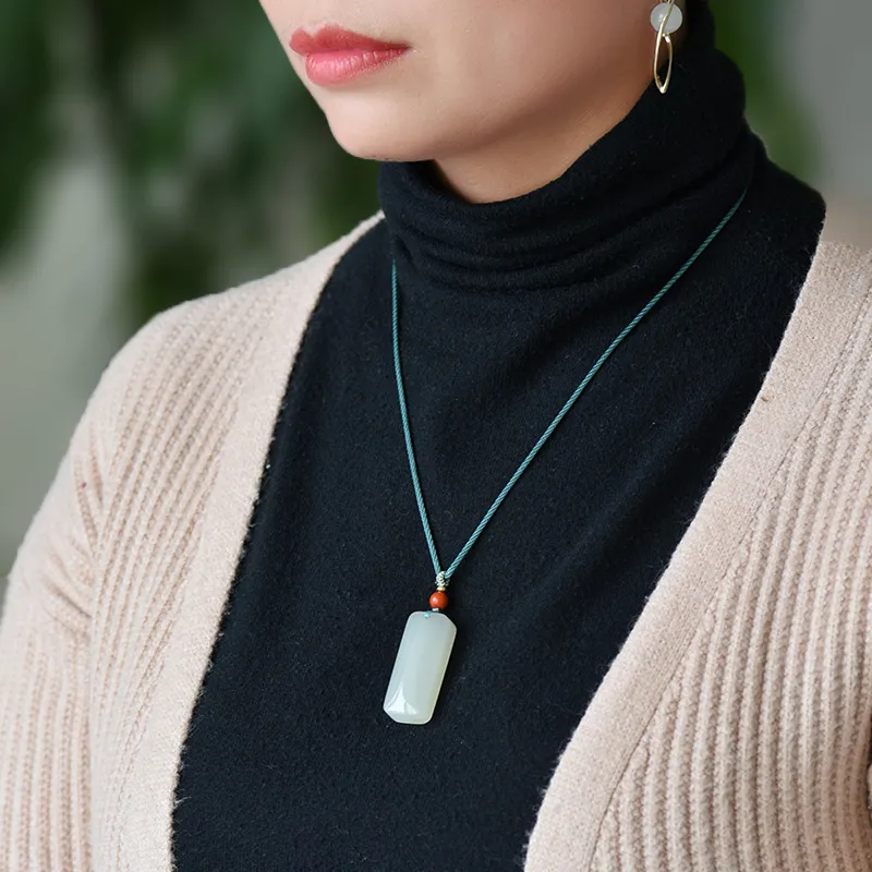 KUNYUYAO Pendants White Jade Unisex-31