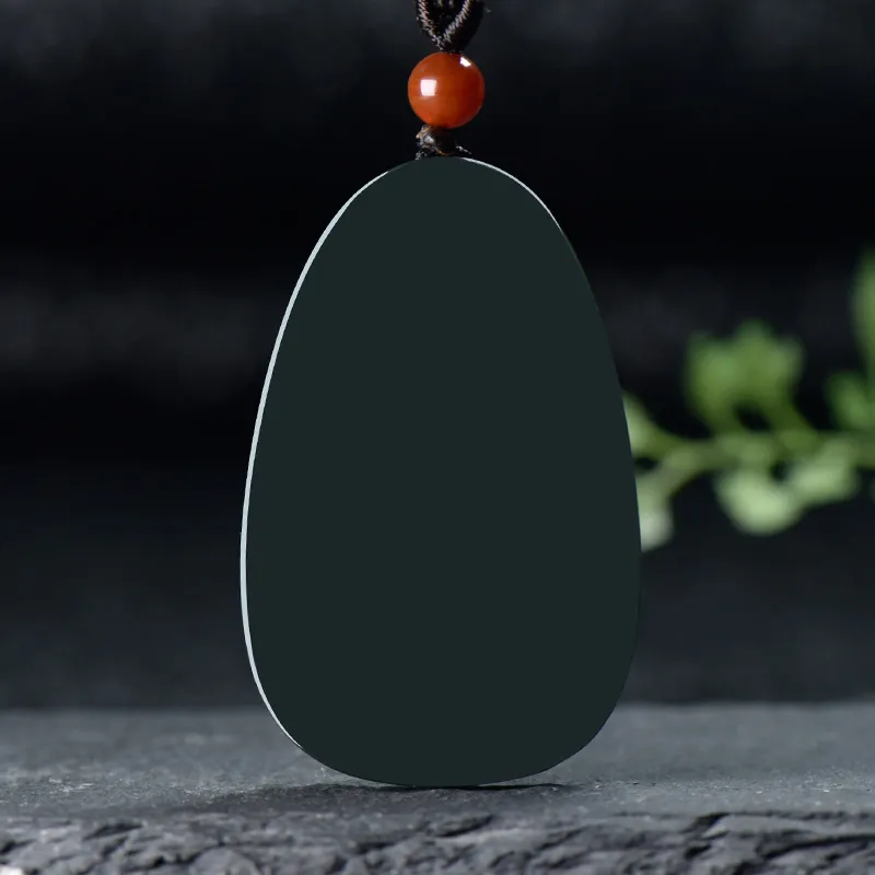 KUNYUYAO Hetian Jade Pendants White Jade/Pale Greenish White Jade Unisex-10