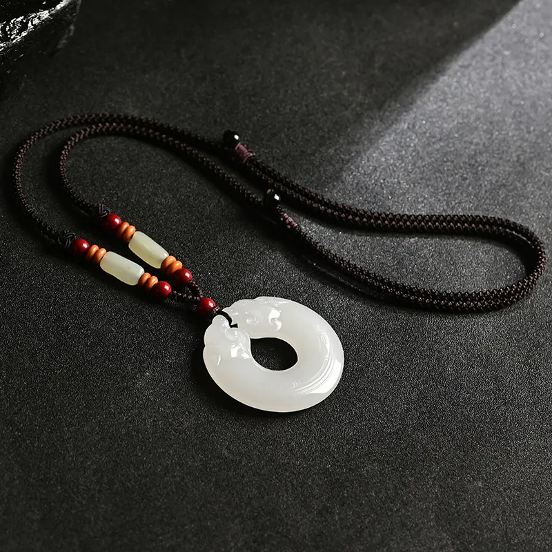 KUNYUYAO Pendants Pale Greenish White Jade Unisex-20