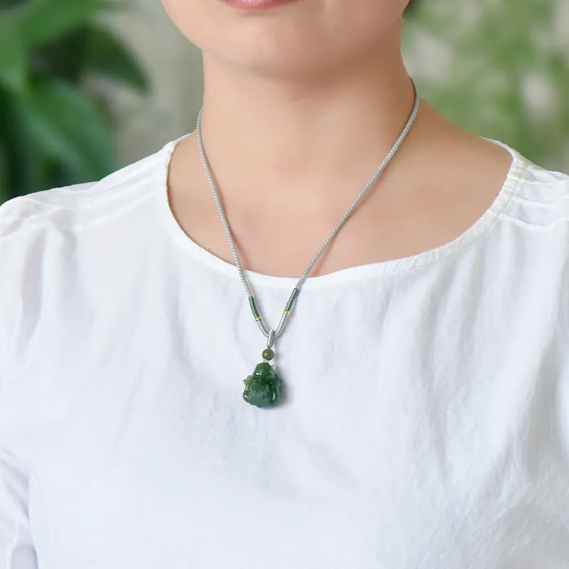 KUNYUYAO Pendants White Jade Unisex-15