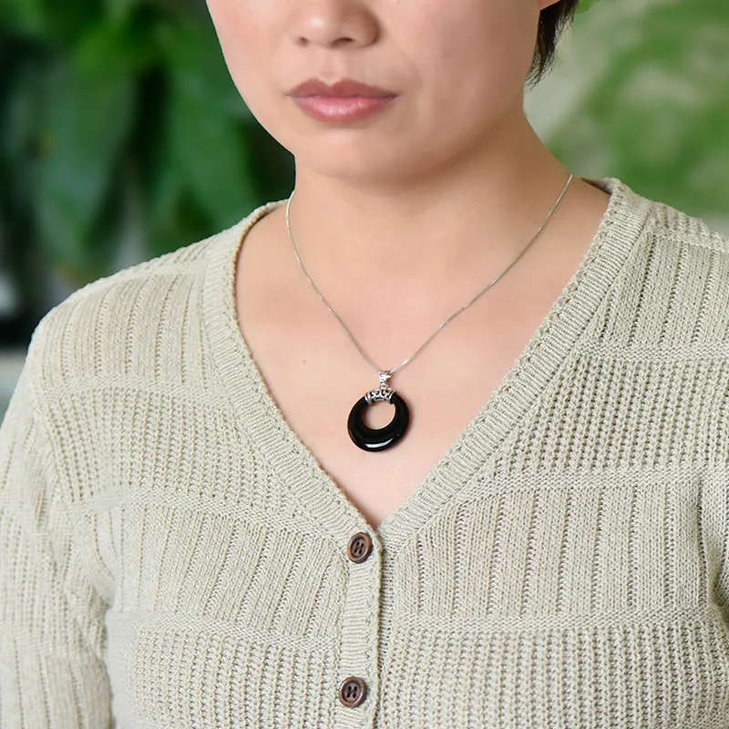 KUNYUYAO Agate Pendants Women's-15