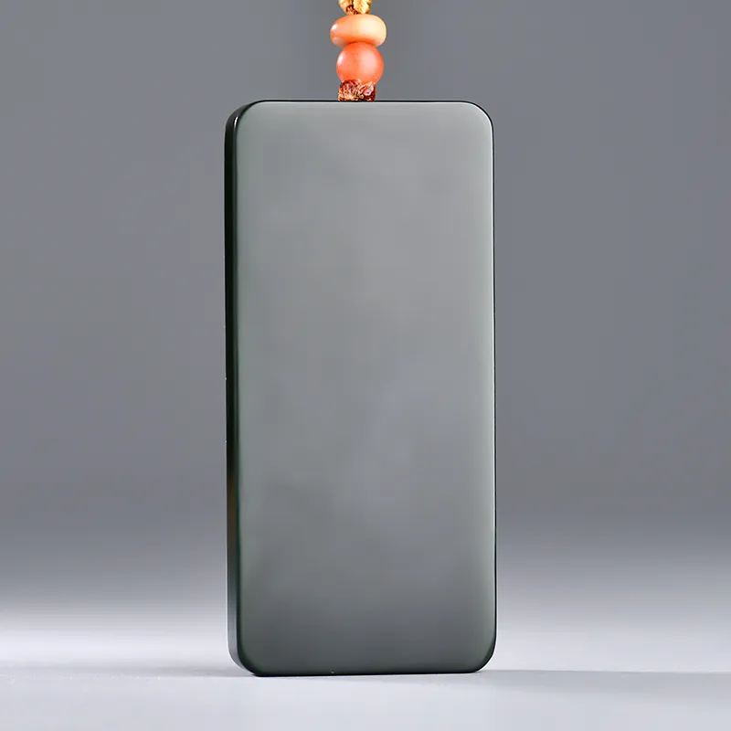KUNYUYAO Hetian Jade Pendants Green Jade Unisex-2