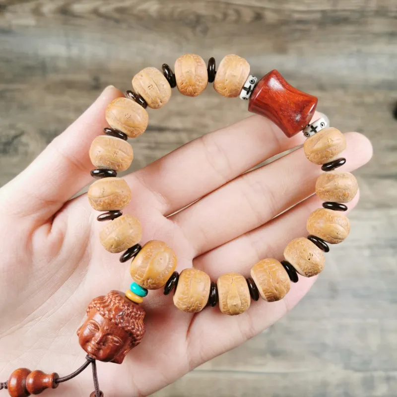 SHUZHUO Phoenix Eye Bodhi Seeds Bracelets Unisex-2