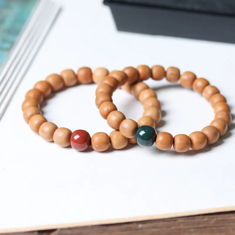SHUZHUO Monkey Head Walnut Bracelets Unisex-7