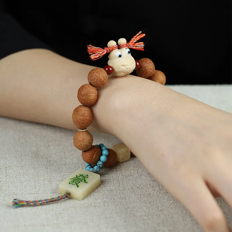 SHUZHUO Phoenix Eye Bodhi Seeds Bracelets Unisex-1