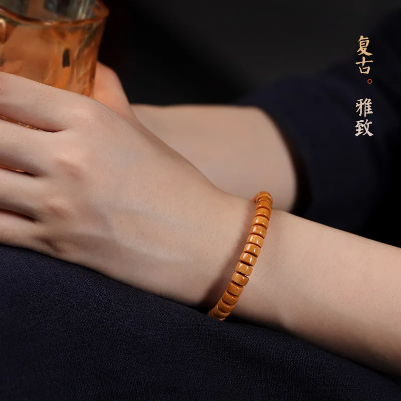 SHUZHUO Tribute Wood Wooden Bracelets Unisex-13