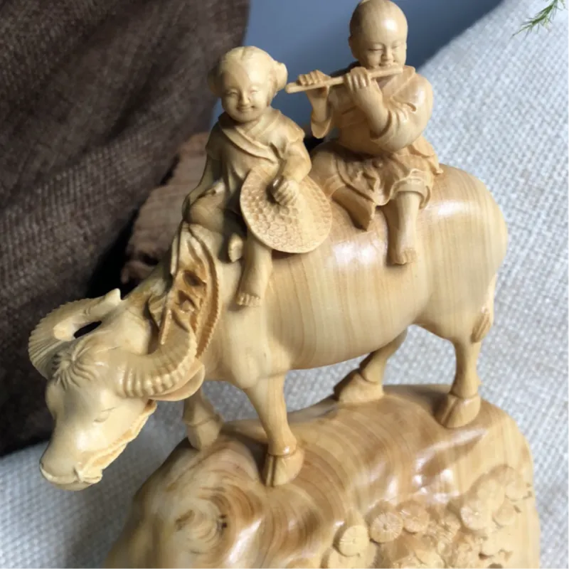 SHUZHUO Boxwood Ornaments Unisex-2