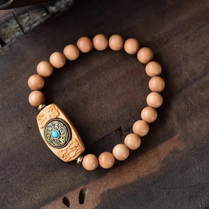 SHUZHUO Barbie Sandalwood Bracelets Unisex-1