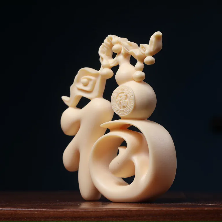 SHUZHUO Ivory Nut Ornaments Unisex-3
