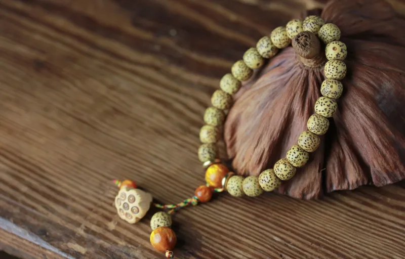 SHUZHUO Star Moon Bodhi Seeds Bracelets Unisex-2