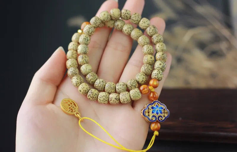 SHUZHUO Star Moon Bodhi Seeds Bracelets Unisex-4