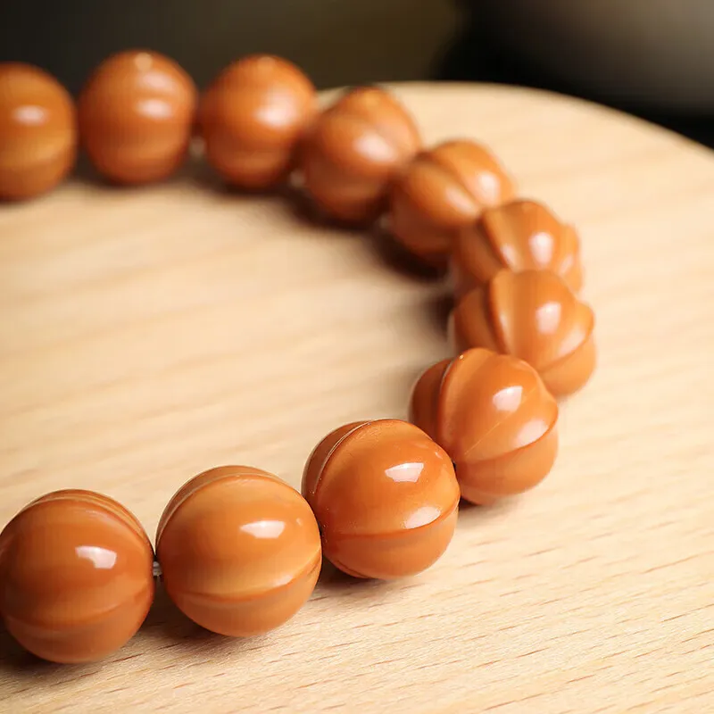 SHUZHUO Monkey Head Walnut Bracelets Unisex-3
